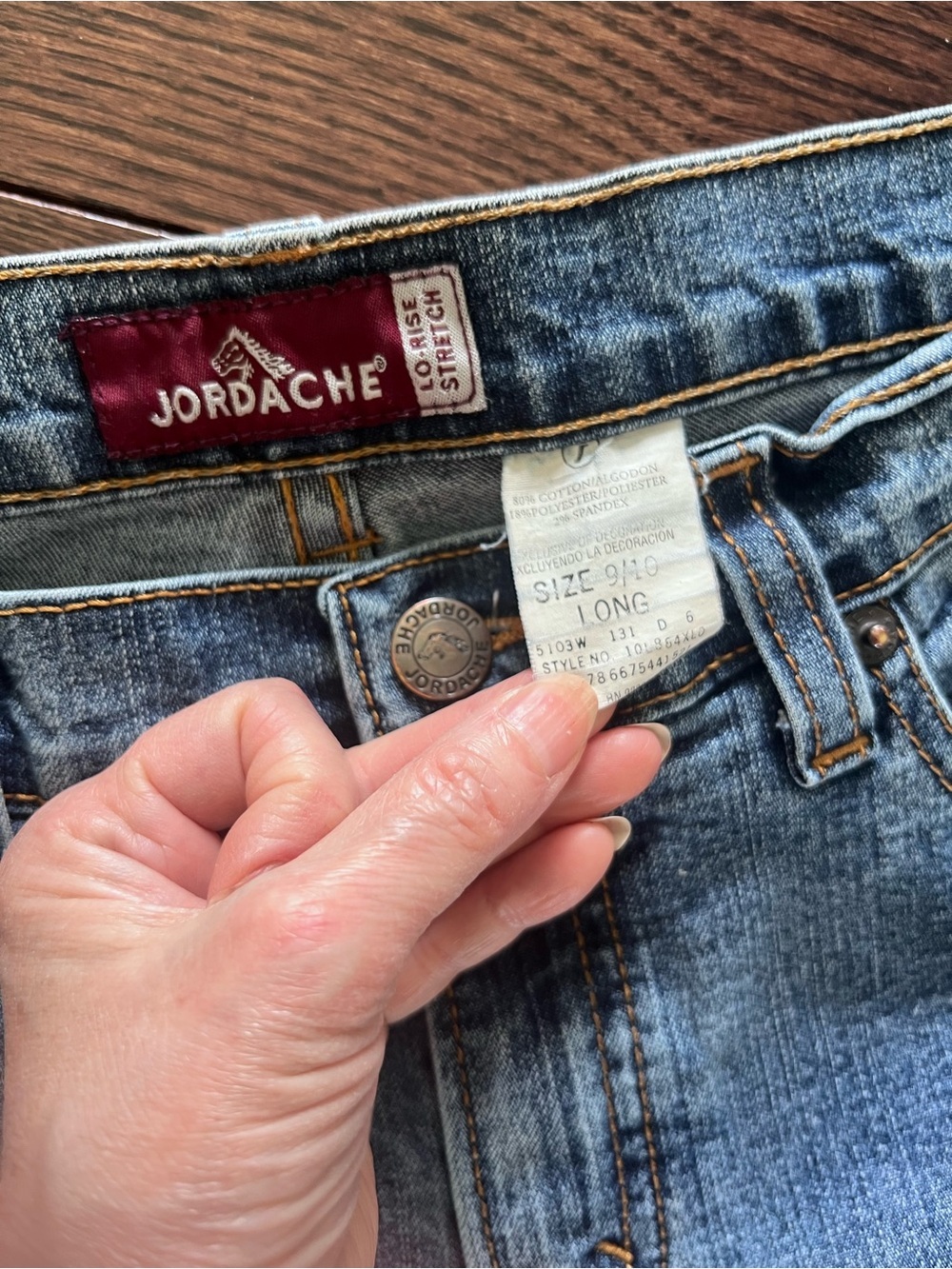 Jordache Y2K lo-rise stretch Jeans - Picture 3 of 9